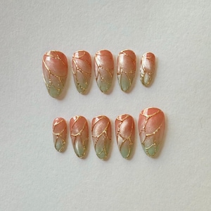Butterfly Fairy Wing Press on Nails | Reusable Press on Nails