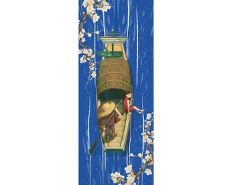 Yoga Mat, Colorful Japan-Inspired Design, Gift for Yoga Teachers, Pilates Lovers, Unique Fitness Mat, Exercise Gear, Meditation Mat, Yoga