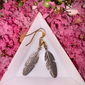 feather earrings