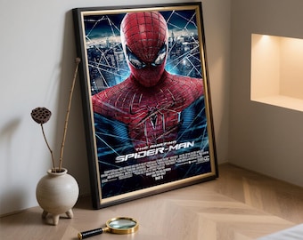The Amazing Spider-Man Movie Poster - Movie Fan Collectibles - Canvas - Home Decor - Wall Art - Gift Poster