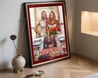 The Housemaid Movie Poster - Movie Fan Collectibles - Canvas - Home Decor - Wall Art - Gift Poster