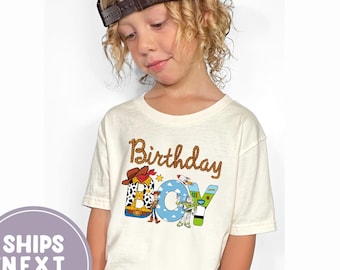 Toy Story Birthday Boys Shirt, Disney Birthday Boys Shirt, Disney Toy Story Toddler Shirt, Disney Cartoon Shirt, Disney Birthday Shirt Gift