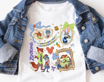Welcome To Zootopia Kids Shirt, Zootopia Nick And Judy Shirt, Disneyland Vacation Trip Tee, Zootopia Movie Shirt, Matching Disney World Tee