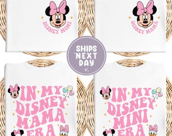 Personalized Disney Mama Mini Shirt, Mommy and Me Shirt, Minnie Mom Shirt, Matching Disney Mom and Daughter Shirt, Mother's Day Shirt Gift