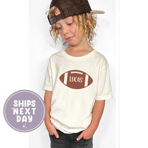 Personalized Football Toddler Shirt, Custom Name Fall Football Shirt, Sports Lover Toddler Shirt, Game Day Shirt, Football Spirit Shirt