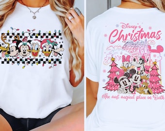 Sudadera Disney "El lugar más mágico del mundo", Sudadera navideña de Mickey y sus amigos, Sudadera navideña Disney de doble cara