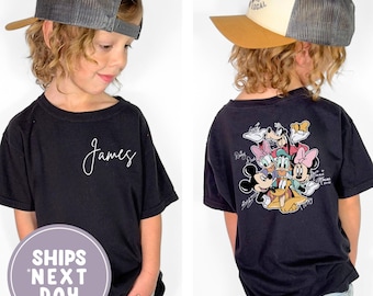 Mickey and Friends Signatures Shirt, Mickey & Co Shirt, Retro Mickey And Friends Disney Shirt, Magical Castle Shirt, Funny Disney Tee Gift