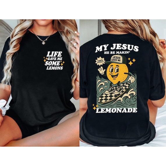 Cute Lemonade Shirt, Life Gave Me Some Lemons Sweatshirt, Baby And Toddler Shirt, Christian Cute Sweatshirt, Christian Tee, Kids Tee