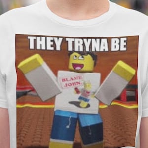 Roblox Forsaken Shedletsky T-Shirt, Unisex Grafik Gaming T-Shirt - sie versuchen, Gamer Geschenk, Roblox Fan Bekleidung, lustiges Gaming Shirt,