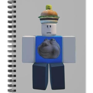 Roblox Forsaken Spiral Journal, Roblox Game Notebook, Forsaken Lover Diary, Gaming Stationery, Video Game Gift
