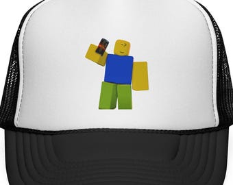 Casquette trucker Roblox Forsaken Noob, chapeau Forsaken pour les amateurs de Roblox, cadeau pour gamer, jeu vidéo, accessoire de mode pour geek, fan de Roblox