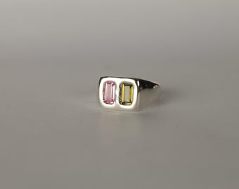 Rosa + Olive Kissen Ring