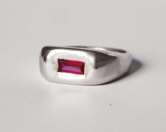 Ruby Pillow Ring