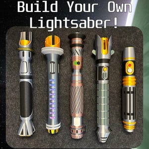 Customizable 3D Printed Lightsaber Hilt: Star Wars Inspired Cosplay Prop