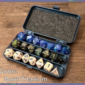Three Set Dice Box with Rolling Tray