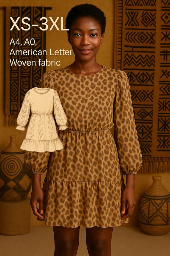 slim fit dress slacks Ladies Fit & Flare Wanderlust Dress PDF Sewing Pattern
