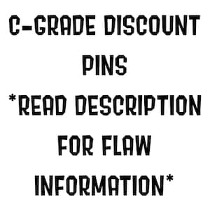 Pines de grado C con descuento *lea la descripción para obtener información sobre defectos*