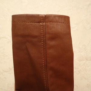 mens leather jacket, brown leather coat, leather field coat, brown field jacket, four pocket jacket, button front coat, classic leather coat, soft leather jacket, retro leather coat, mens brown jacket, utility leather coat, cognac leather coat, collared leather coat