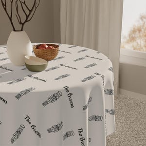 Christmas tablecloth, Custom Tablecloth, Holiday Hosting Decor, Christmas Tablecloths, Vintage Christmas Tablecloth, Christmas Table Cover