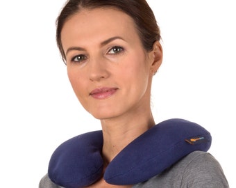 Items Similar To Heated Neck Pillow Flax Seeds Filled Tall Neck