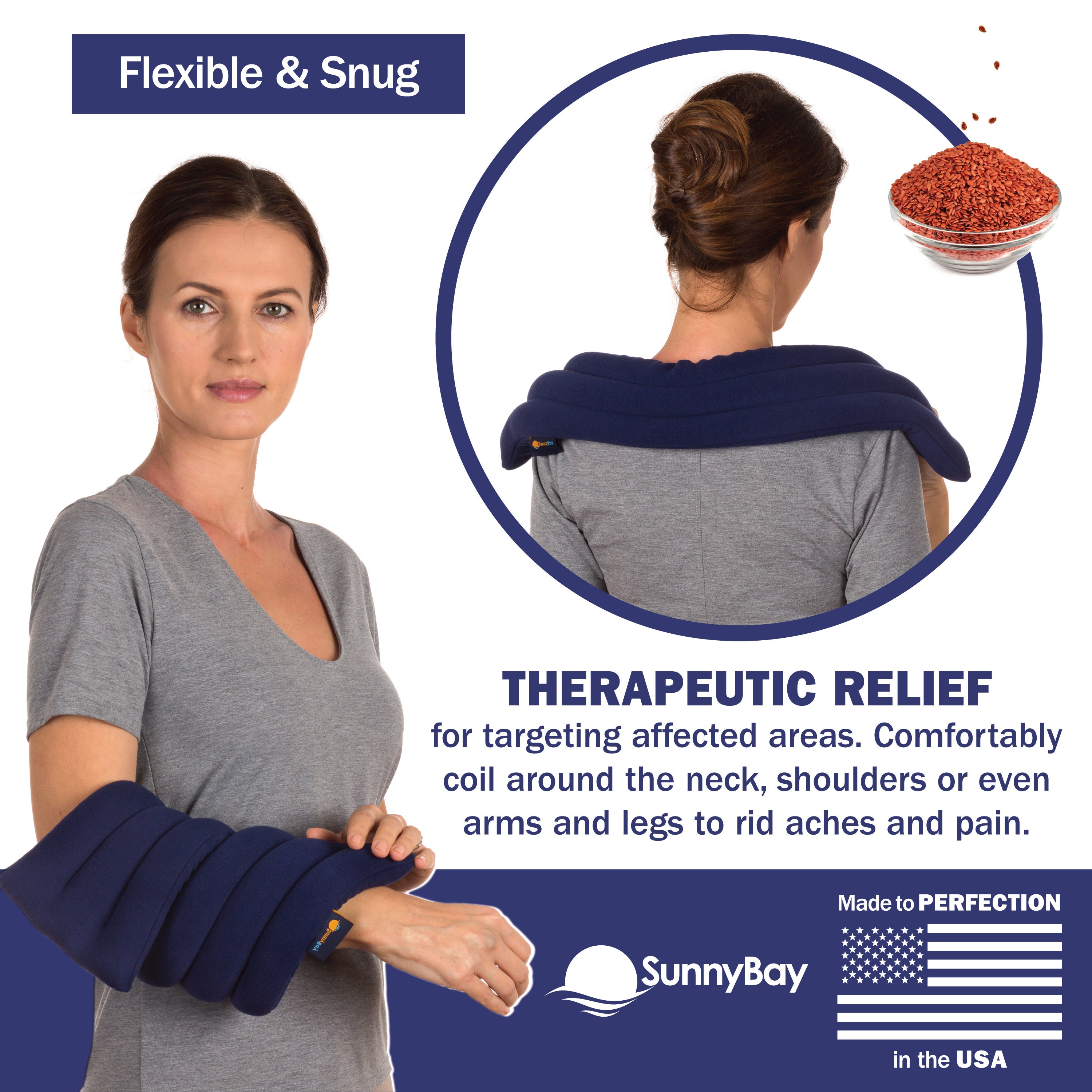 Cotton Bean Bag Heating Pad Microwavable Purple Neck Warmer Etsy Canada