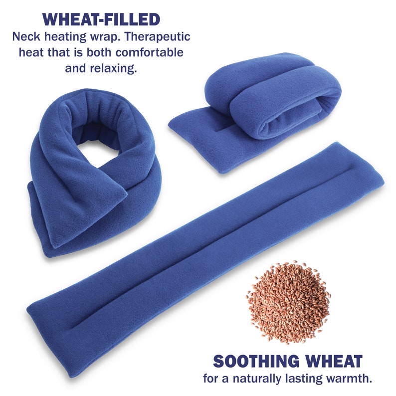 Microwavable Neck Heating Wrap Bean Bag Heat Pad for Neck Etsy