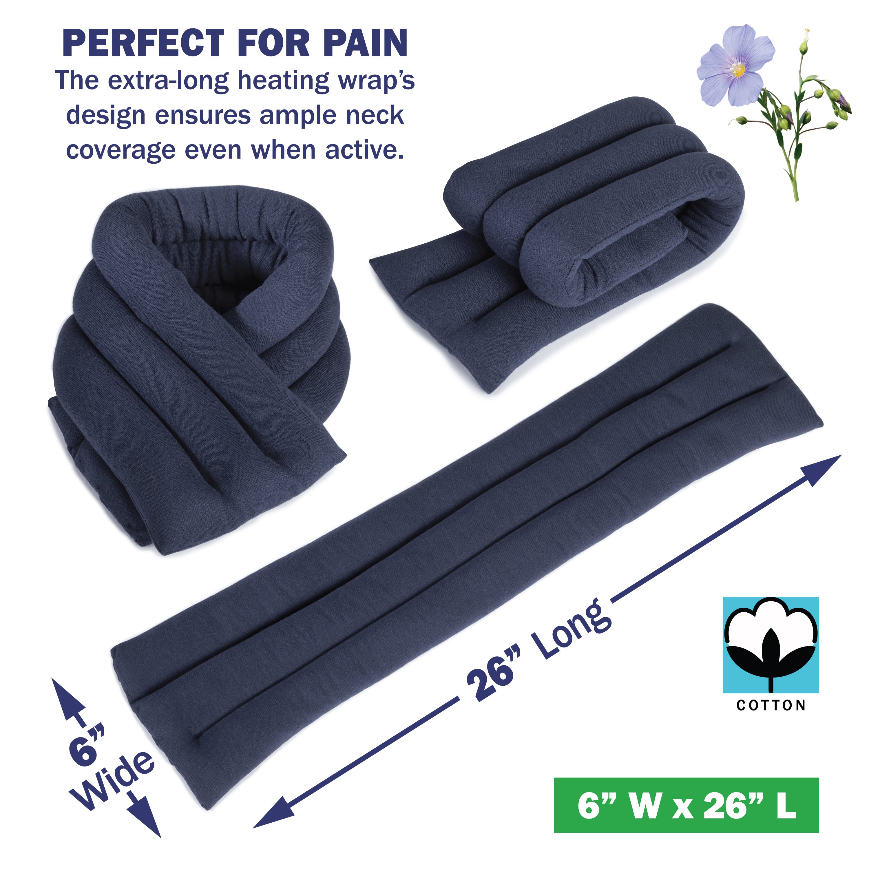 Cotton Bean Bag Heating Pad Microwavable Blueneck Warmer Etsy Canada