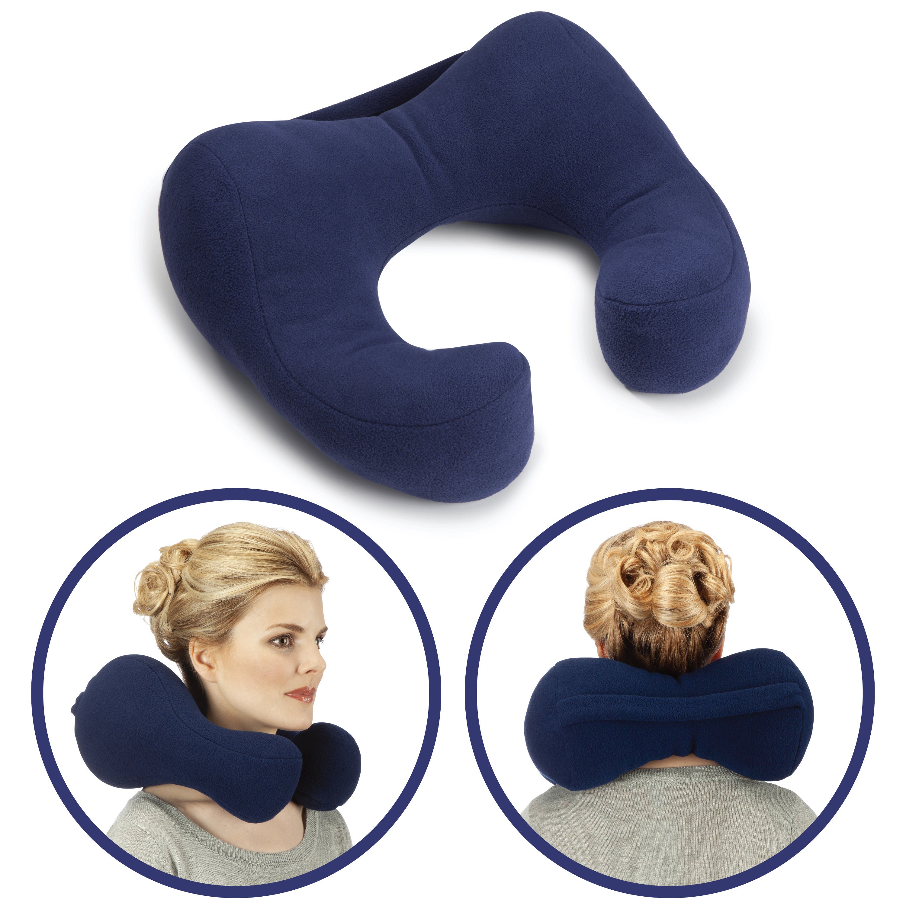 blue neck pillow