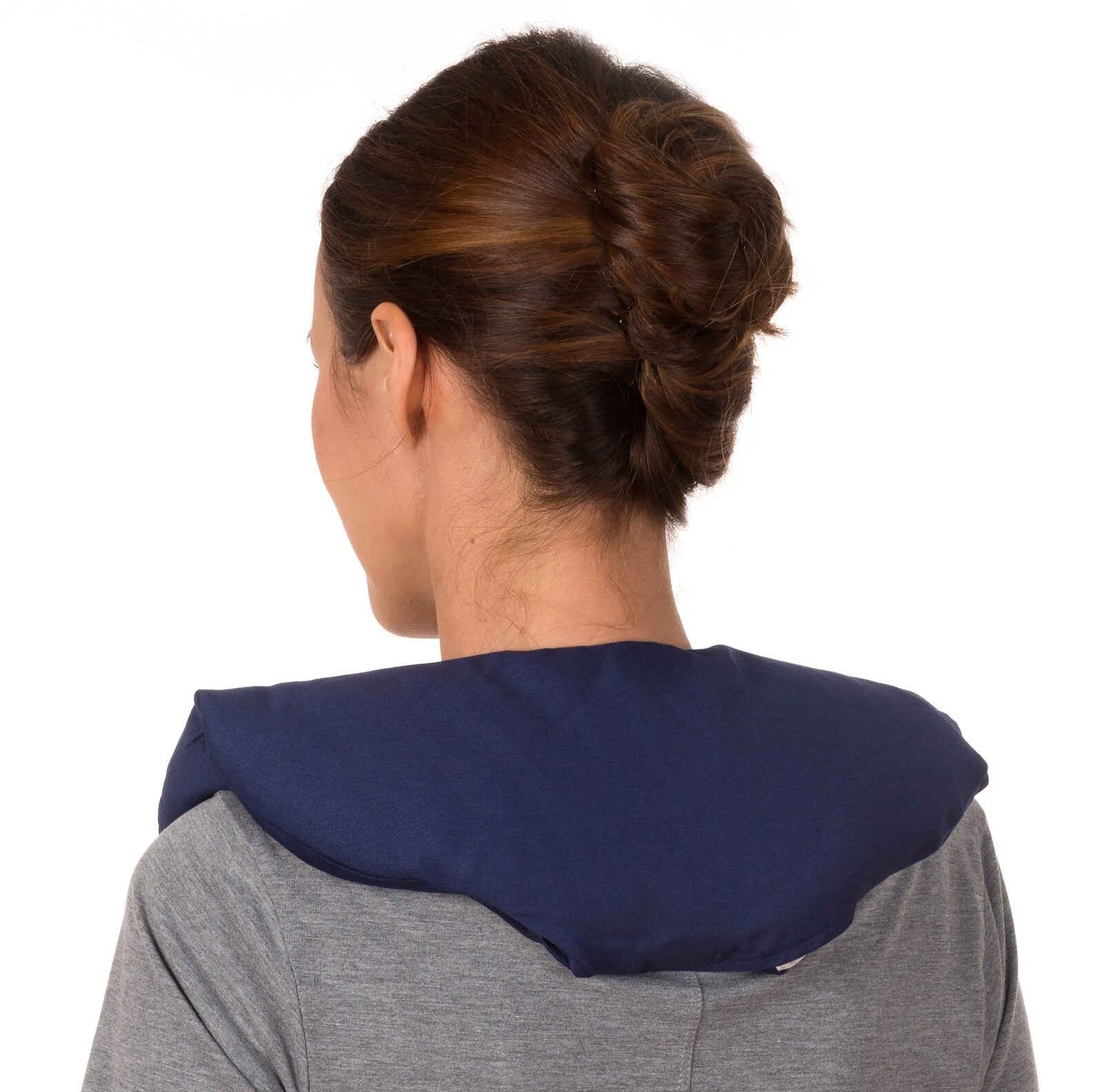 Microwavable Neck Heating Pad Washable Cotton Cover Flax Etsy