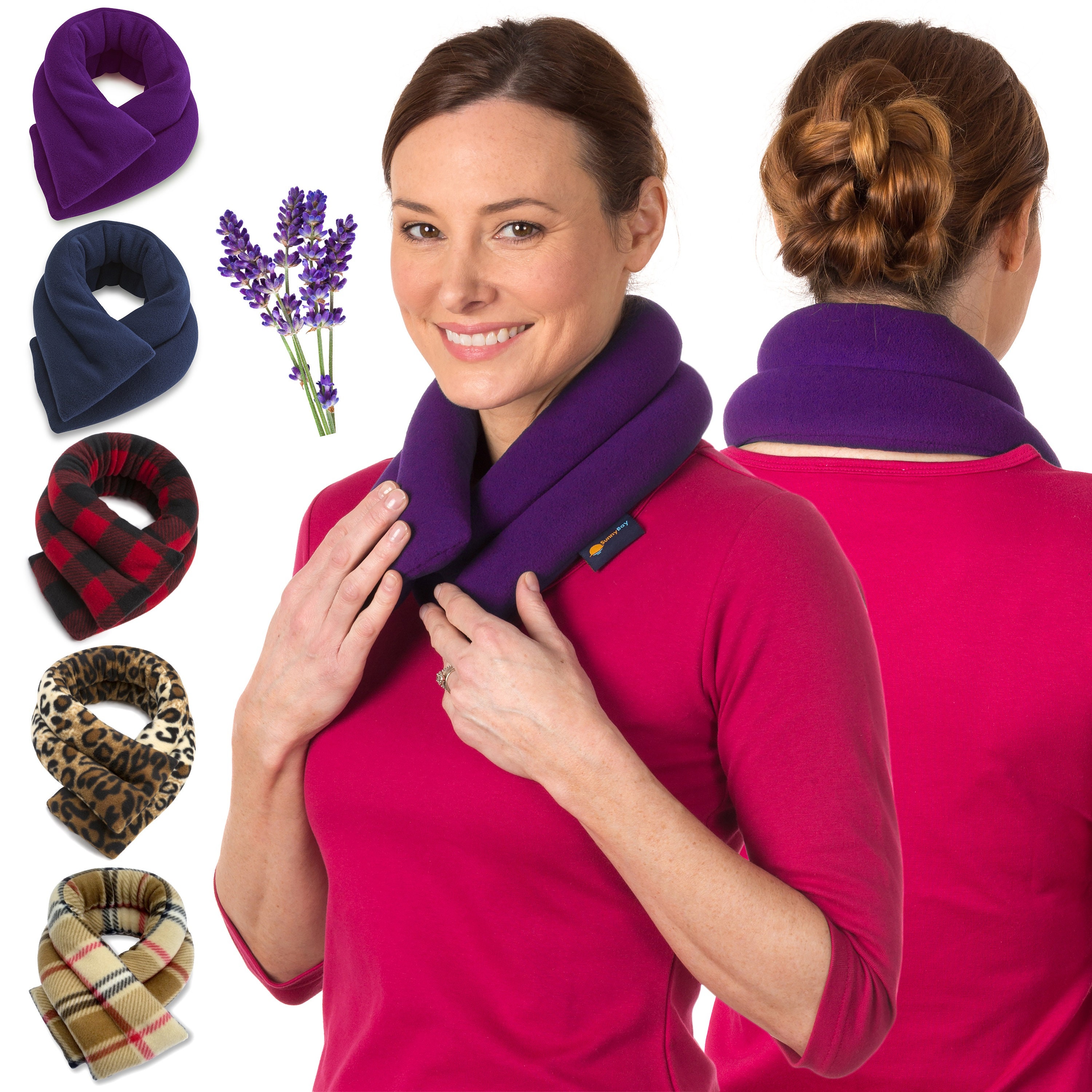 lavender heated neck wrap
