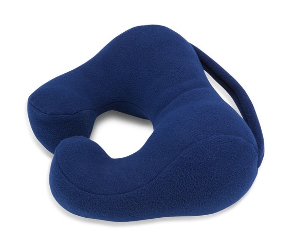 Award winning Small Blue Travel Neck Award Winning Chiropractic Neck Pillow