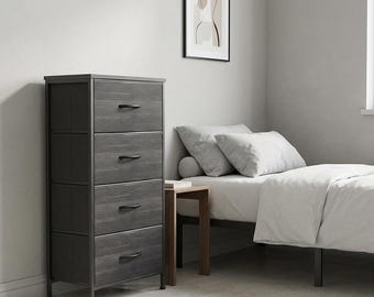 4-Drawer Fabric Storage Organizer Set, Lightweight Closet & Dorm Organization