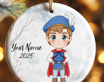 Personalized Disney Prince Ornament
