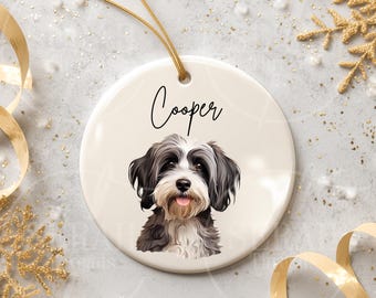 Personalized Pet Photo Ornament, Custom Dog Christmas Gift