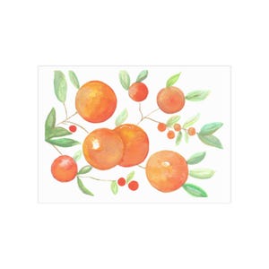 Citrus Blossom Watercolor Unframed Prints, Original Art, Wall Art, Nature Decor, Watercolor Art, Home Decor, Gift Idea