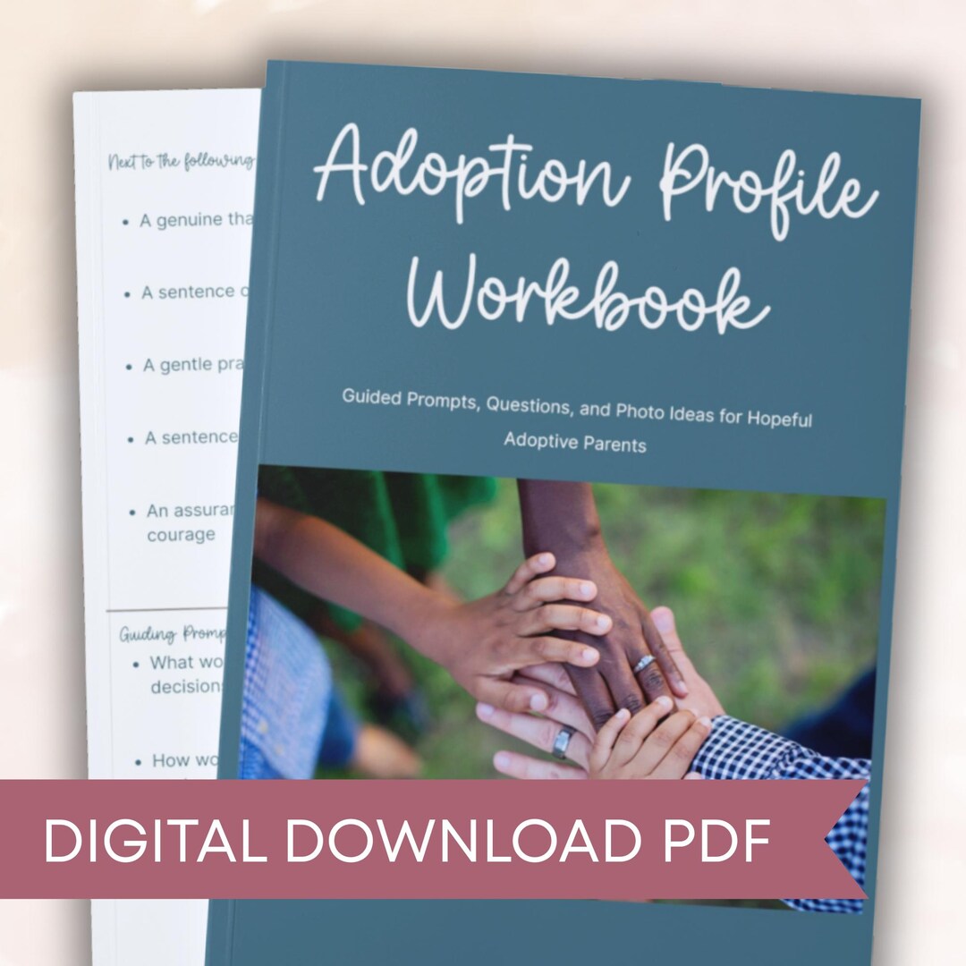 Adoption Profile Template Workbook Planning Guide for Parents Adoption ...