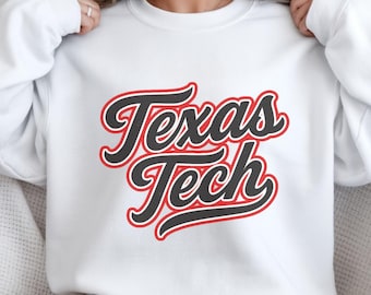 Felpa Texas Tech, abbigliamento Red Raider per la giornata della partita