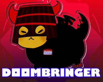 Roblox Doombringer Bean Keychain