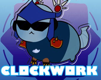 Roblox Clockwork Bean Keychain