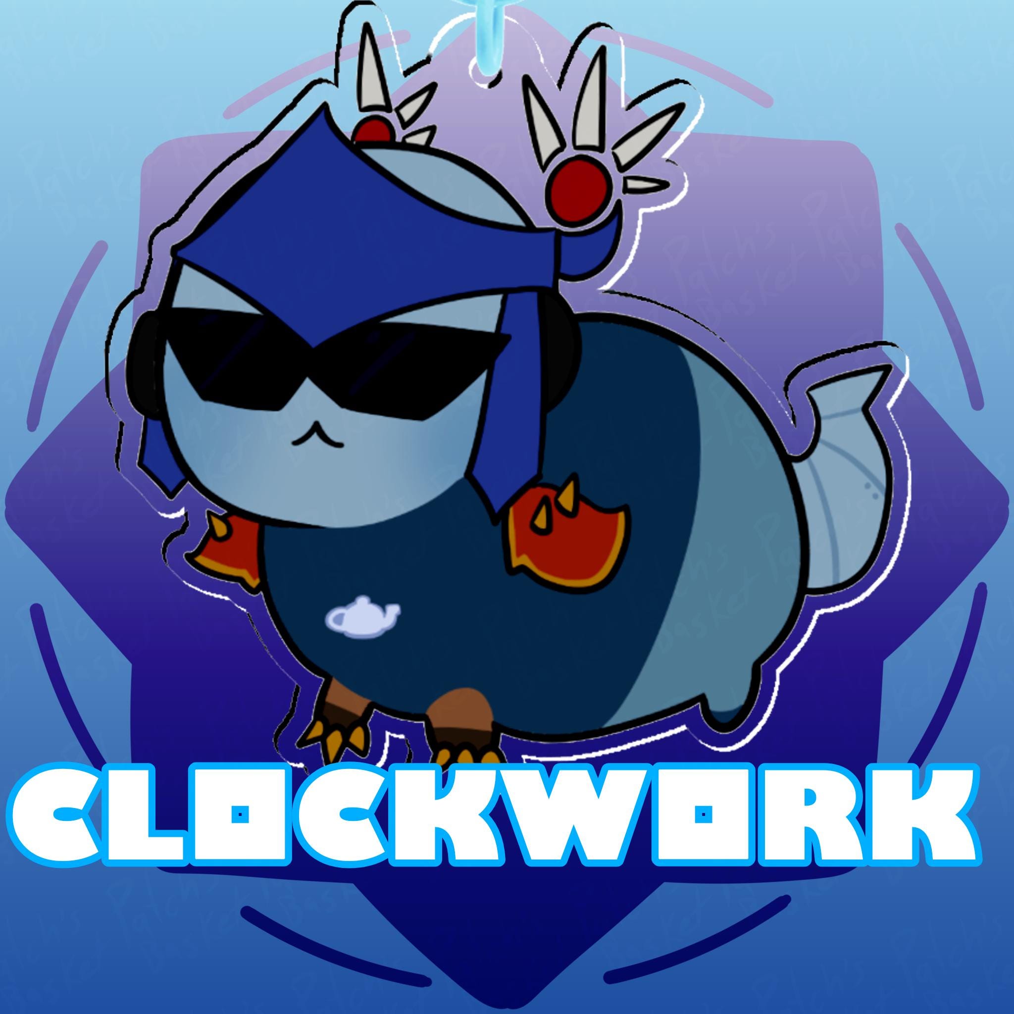 Clockwork Keychains Roblox Clockwork Bean Keychain - Etsy