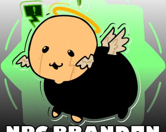 Roblox webseries Brandon NPC Keychain