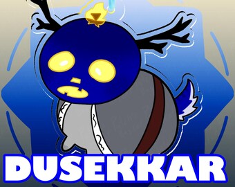 Roblox Dusekkar bean Keychain