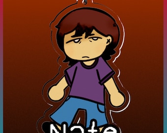 Omori:Rewritten Nate Keychain