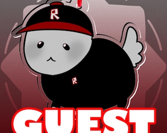 Roblox Guest Bean Keychain