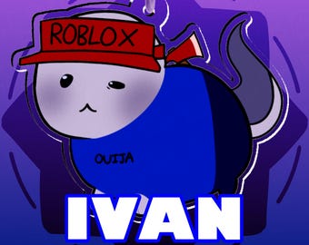 Roblox Bad Things Ivan Bean Keychain