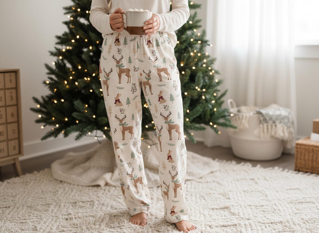 Women’s Christmas PJ Bottoms | Christmas Pjs , Soft Holiday Pajama
