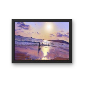 Sunset Beach Wall Art