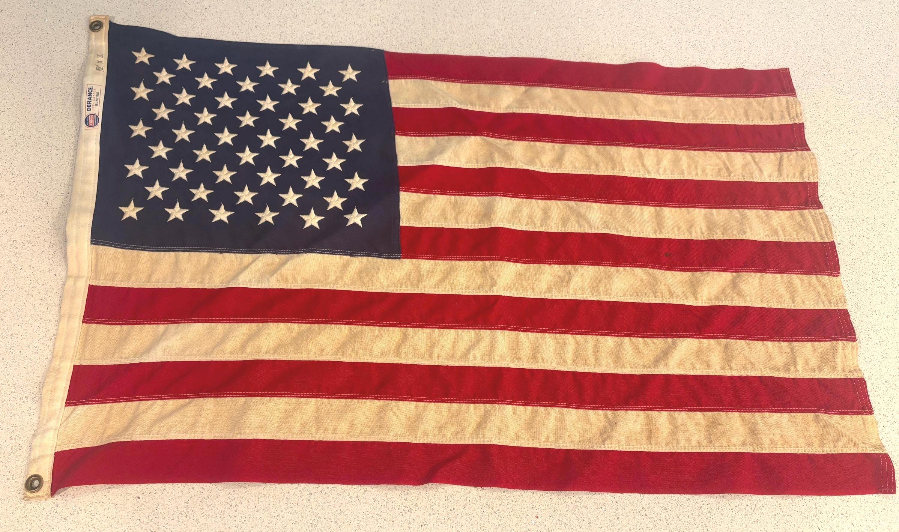 Vintage Cotton Flag Defiance - Etsy