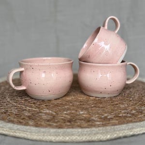 handmade ceramic 3 mug set I POPITAS