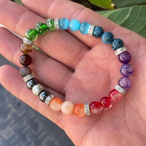7 chakra beaded bracelets
